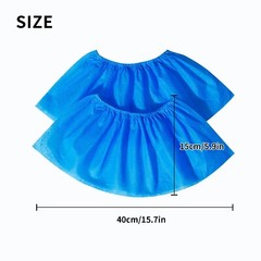 50 Pair Disposable Shoe Covers Non-Slip Boot Shoes Protector Non-Woven 2 Colors