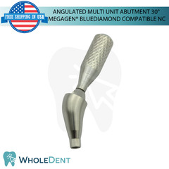 5X Angulated Multi Unit 30° Prosthetic NC Compatible with Megagen® BlueDiamond