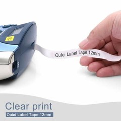 10PK Dymo Letratag Refill 91331 91332 White Plastic Label Tape 12mm LT-100H 1/2″