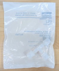 Parker GTC-2 Partek Pargrip PFA Tube Connector Tee 1/8″ Chemical Resistant NEW
