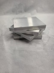 6061 Aluminum Flat Bar, 1/2″ x 4″ x 4″ long, Solid Stock, Plate, Machining, 2pk