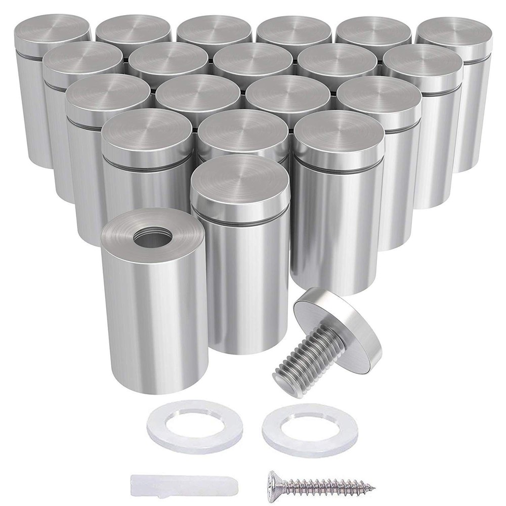 20-Pack Standoff Screws (1×1), Stainless Steel Standoff Mounting Hardware