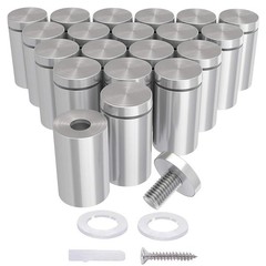 20-Pack Standoff Screws (1×1), Stainless Steel Standoff Mounting Hardware