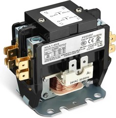 2 Pole AC Contactor, Haoguo Heavy Duty 40Amp 24V Coil Air Conditioner Contactor