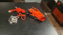 1100lbs Fishing Magnet Kit Pull Force Strong Neodymium Hook Rope Glove