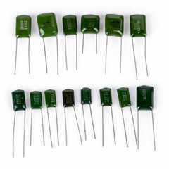 2 pcs – 100V Polyester Film Capacitors-‘Greenies’-(0.22nF to 470nF)- Mr Circuit