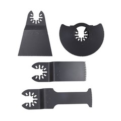 104Pcs Carbon Steel Oscillating Multi Tool Saw Blades Arc Edge Design For Metal
