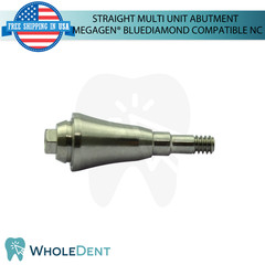 5X Straight Multi Unit Prosthetic NC Compatible with Megagen® BlueDiamond