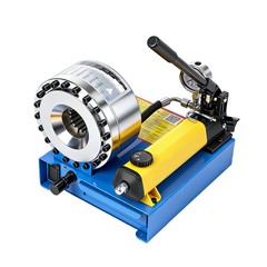 Portable Manual Crimping Tool 8 Molds Included 10mm to 31mm Size Unit