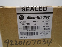 New old Stock 1794-TB3G Allen Bradley Flex I/O base 1794TB3G N149