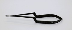 Kamiyama Style Micro Scissors 18cm For Neurosurgery Bayonet Handle Black