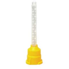 Dental Impression Mixing Tips for Light Body – 50 pcs, Yellow – 4.2 mm 1:1 Ratio