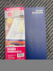 Adams Bookkeeping Record Book, Monthly Format, White (AFR71), 8.5 x 11 inches