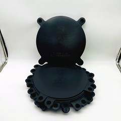 Essentra 30012A Studded Raised Face Flange Protector 12in Blck Quickfit Pk of 10