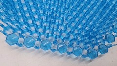 Fresh Products Wave 3D Cotton Blossom Urinal Splash Guard Deodorizer 10 Pack