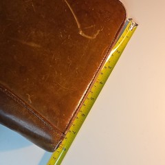 Franklin Covey Riverwood Leather PadFolio Distressed Warm Brown USA