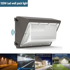 120W Led Wall Pack Light Outdoor Commercial Industrial Security Wall Light 5000K