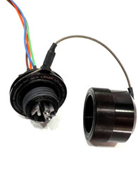 Amphenol FSI MIL-SPEC FS4H8000 Fiber Optic TFOCA-II Jam Nut Receptacle Assembly