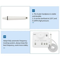 Dental Ultrasonic Scaler & 2 Bottles Fit EMS Cavitron SKYSEA / +Handpiece HW-3H