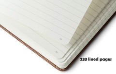 Vintage Purple Faux Leather Refillable Writing Journal – Slim A5 Diary Notebook