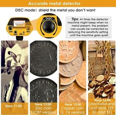 Deep Ground Metal Detector For Adults Underwater Beach Yard Waterproof Seeker