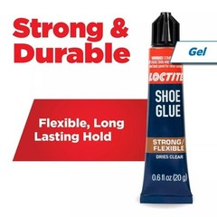 Loctite Shoe Glue 0.6 Oz. Flexible Adhesive Clear Tube New
