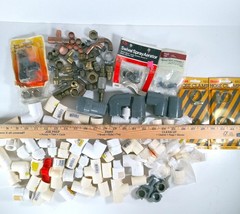 PVC/Metal Plumbing Fittings Lot DIY Handyman Plumber New Open Box