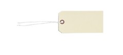 100 Manila 5 3/4″ x 2 7/8″ Size 7 Inventory Merchandise Price Tags with String