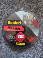 Scotch® 414S-LONG Extreme Double-Sided Mounting Tape Mega Roll, 1 In X 400 In