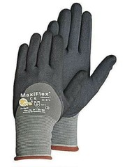 6- 34-875 MaxiFlex Ultimate Foam Grip Nitrile Palm Coated PROTECTIVE WORK GLOVES