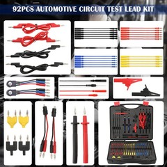 92PCS Automotive Circuit Test Lead Kit Multifunctional Electrical Breakout Lead