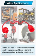 1/2″ NPT Hydraulic Quick Connect Tractor Couplers,ISO 5675 Ball Pioneer Style Hy