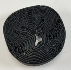 NEW Black Velcro Industrial Sticky Fastner Tape 15′ X 2″ Molded Hook & Loop