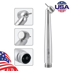 10X Dental 45Degree Push Button High Speed Handpiece Single Water Spray 2Holes