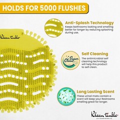 3 – 50 Scented Bathroom Urinal Screens Deodorizing Anti-Splash Fresheners Mats