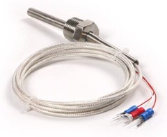 1/2″ NPT Thread Pt100 RTD Temperature Sensor Probe with Wire -50 to 250°C / -58F