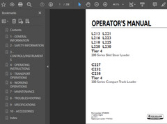 NEW HOLLAND C227 COMPACT TRACK LOADER MANUAL SERVICE REPAIR SHOP ENGINE PDF USB