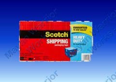 3M Scotch Shipping/packagi Tape, Heavy Duty, 1.88″W x 164’L Clear 1 roll 3″ core