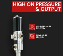 Air Operated Portable 50:1 Grease Pump System for 120 lbs Grease Pump