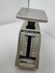 Pelouze Vintage 1981 Postal Scale P-1 1lb (16oz x 0.5oz) Evanston IL USA