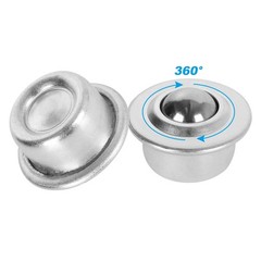 16PCS 5/8 Inch Stainless Steel Ball Transfer Bearing Casters Universal Base …