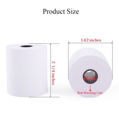 2-1/4″ x 50′ & 2 1/4″ x 85′ Thermal Credit Card Cash Register POS Receipt Paper