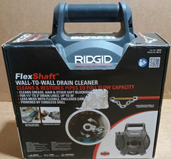 RIDGID K9-12 FlexShaft Wall-to-Wall Drain Cleaner, 1/4 in. x 30 ft. – New!