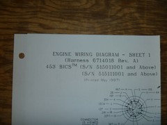 Bobcat 453 BICS Skid Steer Engine Electrical Wiring Diagram Schematic Manual