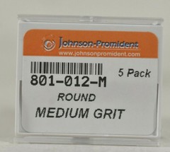 15 Pack 801-012-M Round Medium Grit Johnson Promident Dental Diamond Burs