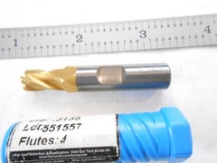 NEW DURA-MILL USA .3135″ DIA X 1/2″ LOC X 2″ L X .060″ CR 4FL CC CARBIDE ENDMILL