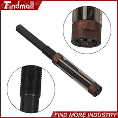 17-19mm Adjustable Hand Reamer HSS H8 6 Straight Flute Milling Cutter Tool