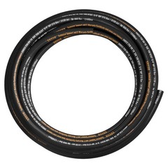 VEVOR Hydraulic Hose Coiled Hydraulic Hose 50ft 3/4″ 2 Steel Wire 3120 PSI