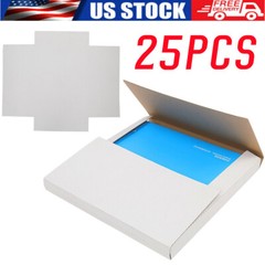 25PCS White Vinyl Record LP Shipping Mailer Boxes 12.5″x12.5″x1″ Album Paper Box