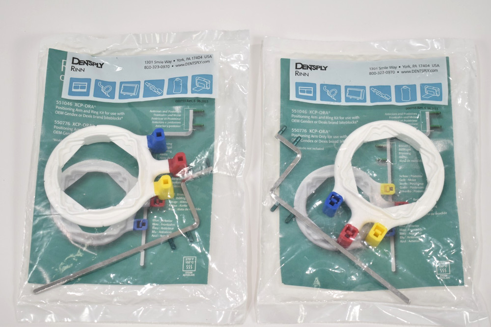 2 Dentsply RINN Dental XRay Film Positioning Kits XCP-ORA for OEM DEXIS or DEXIS